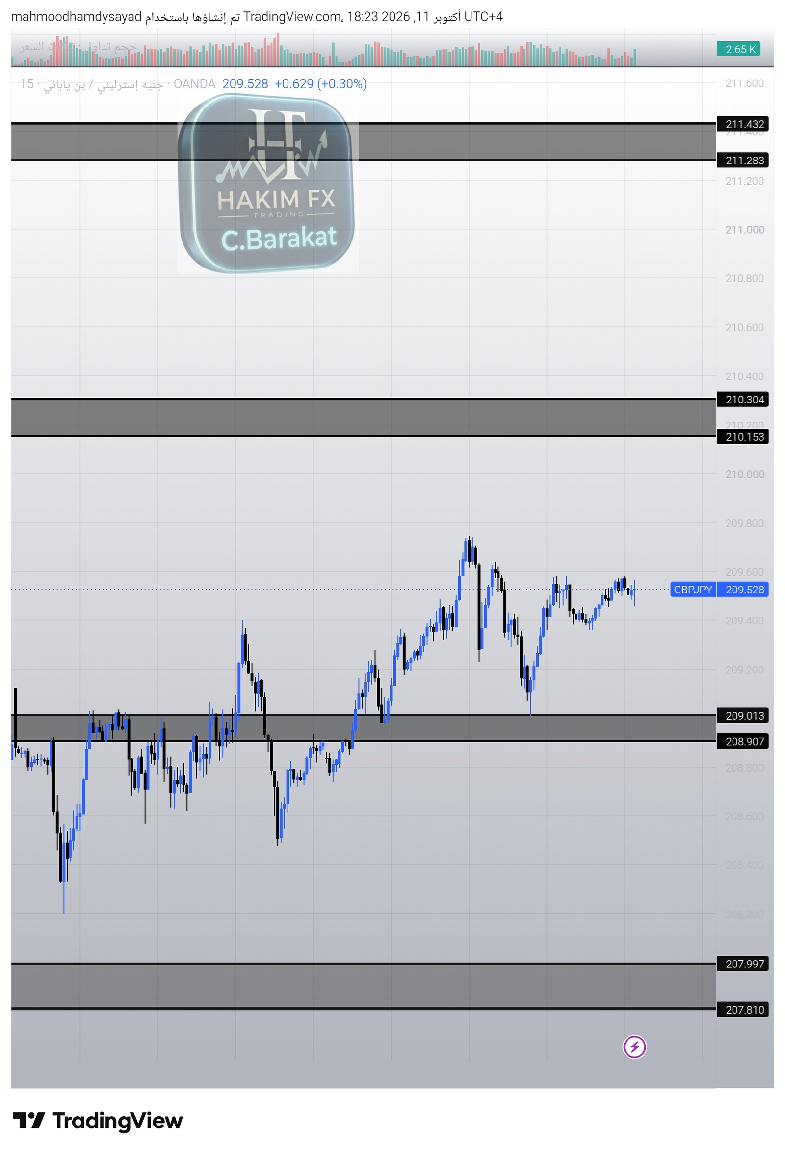 شارت ⭐️⭐️المجنون GBPJPY