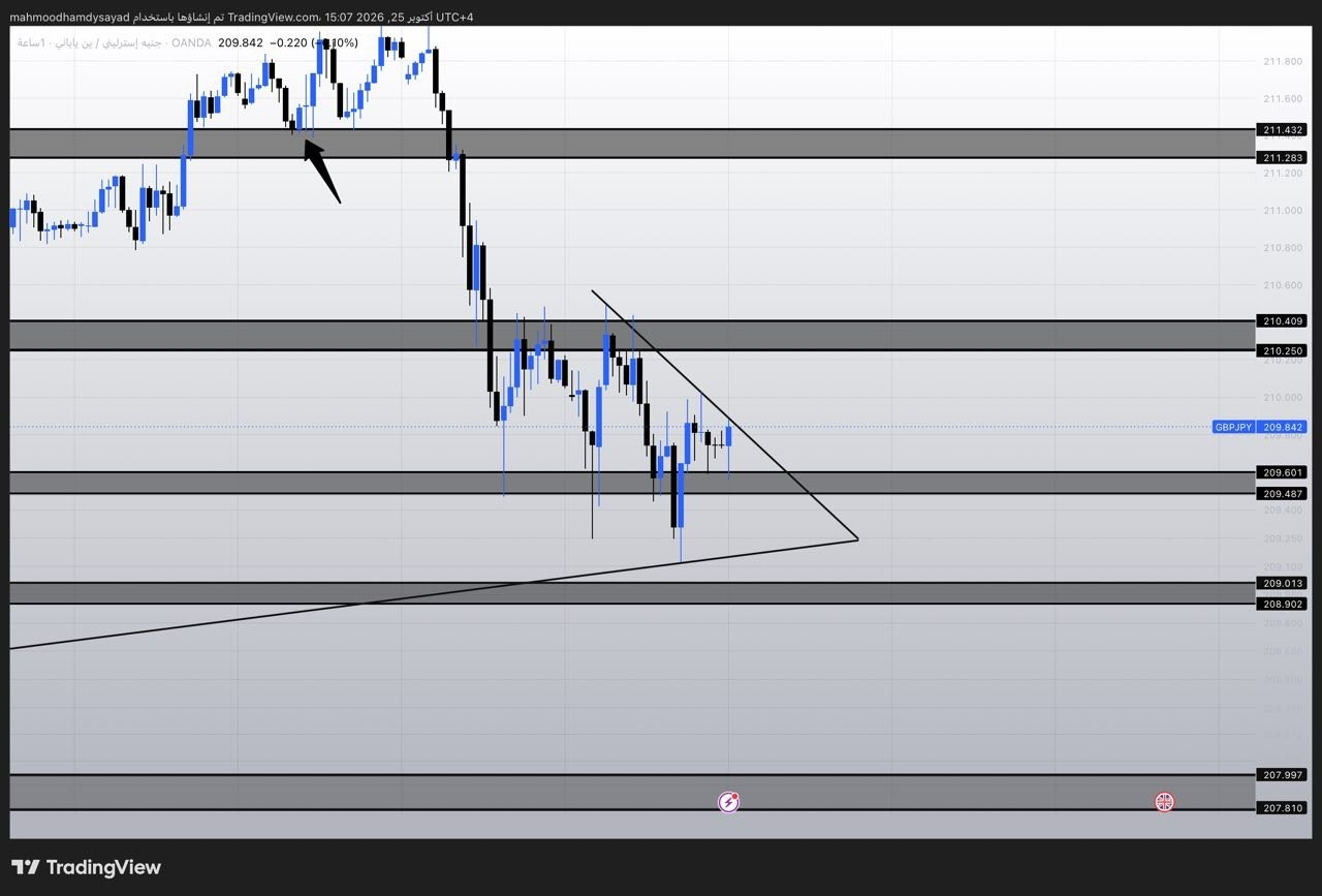 شارت ⭐️⭐️المجنون GBPJPY
